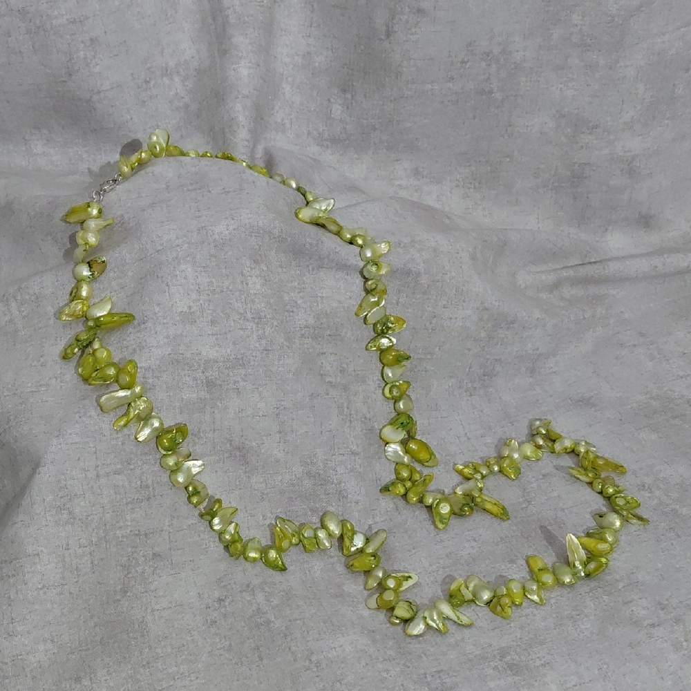 Vintage Blister Pearl Necklace